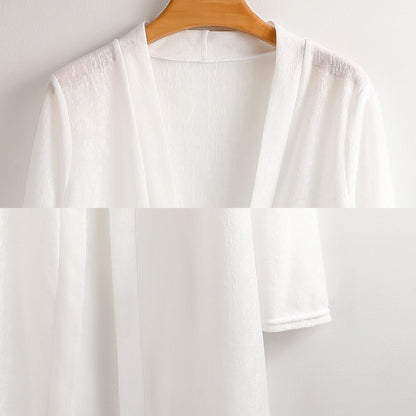 Baha Ranch Retro Pop Western Collage Lightweight Cardigan