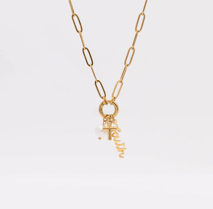 DIY Faith Charm Necklace