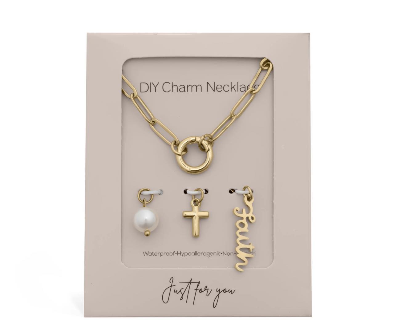 DIY Faith Charm Necklace