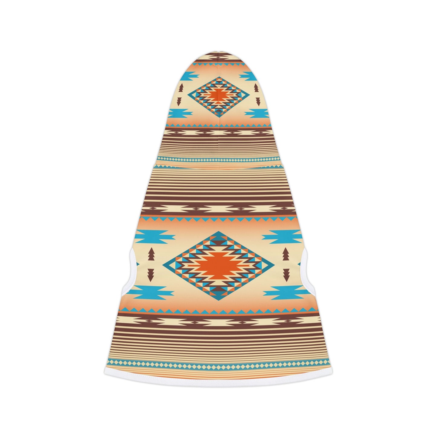 Southwestern Diamond Pet Hoodie — Aztec Print Dog/Cat Hoodie
