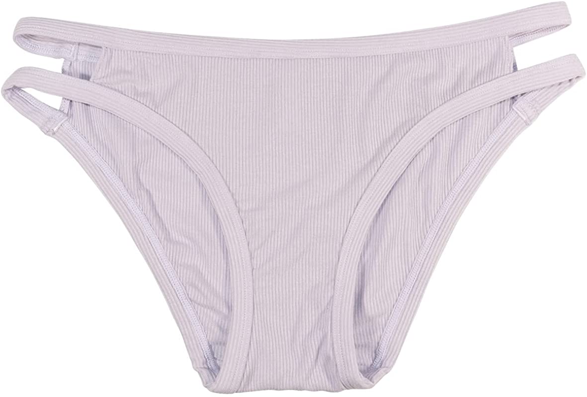 Purple Bikini with Double Strap Sides
