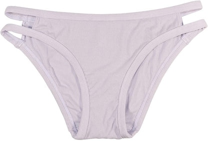 Purple Bikini with Double Strap Sides