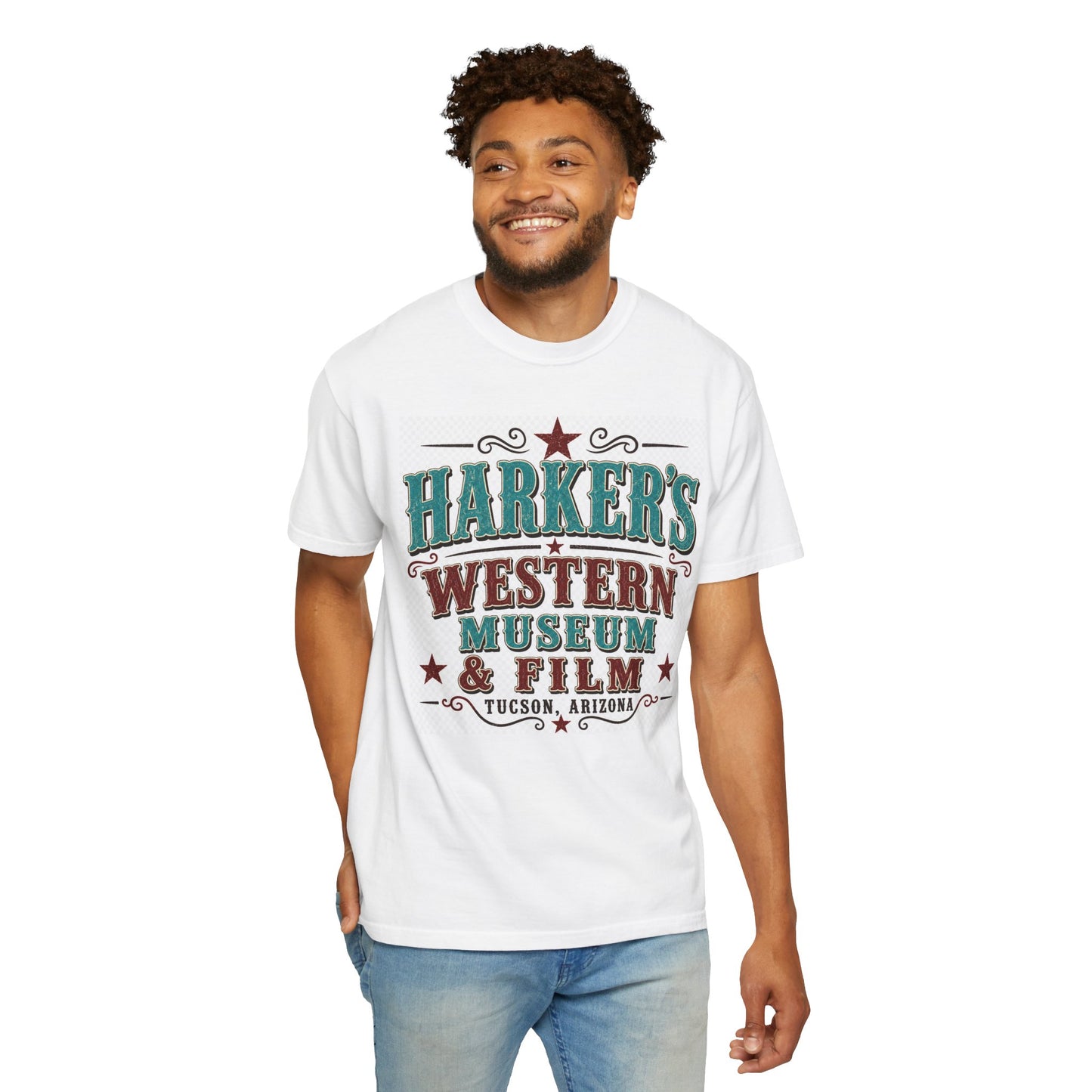 Western Museum T-Shirt — Harker's Western Museum & Film Tucson Souvenir Teal