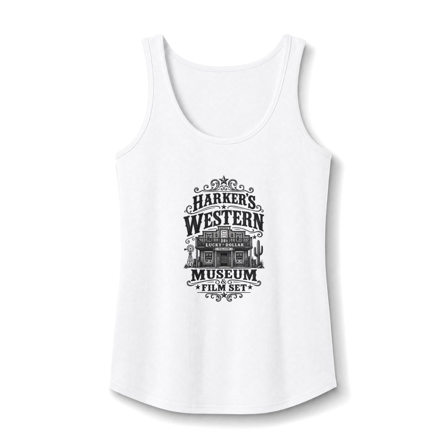 Harker's Western Museum Tank Top — Harker’s Western Museum Film Set Graphic Tank
