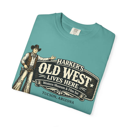 Harker's Old West Lives Here T-Shirt — Vintage Cowboy Tucson Arizona Tee