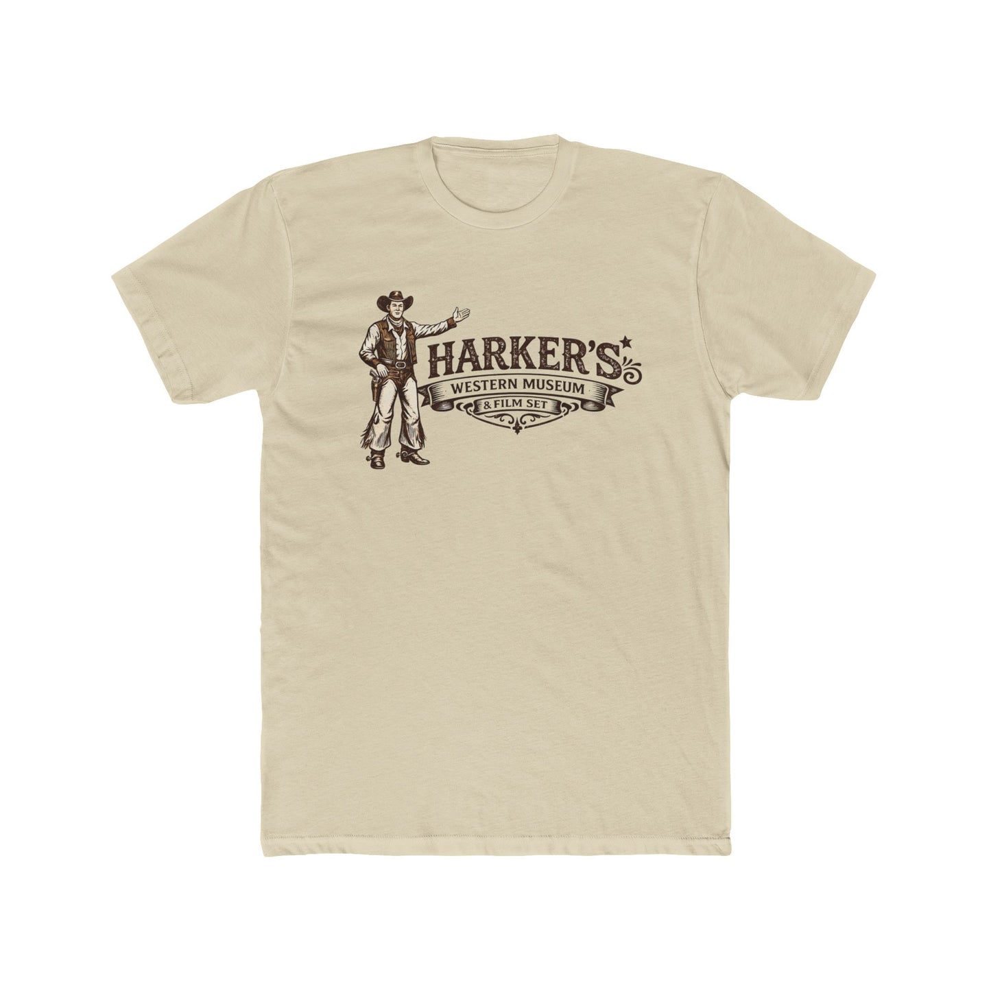 Harker's Western Unisex Tee — Vintage Cowboy Graphic T-Shirt