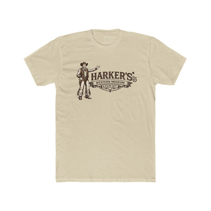 Harker's Western Unisex Tee — Vintage Cowboy Graphic T-Shirt