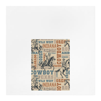 Wild West Cowboy Tea Towel
