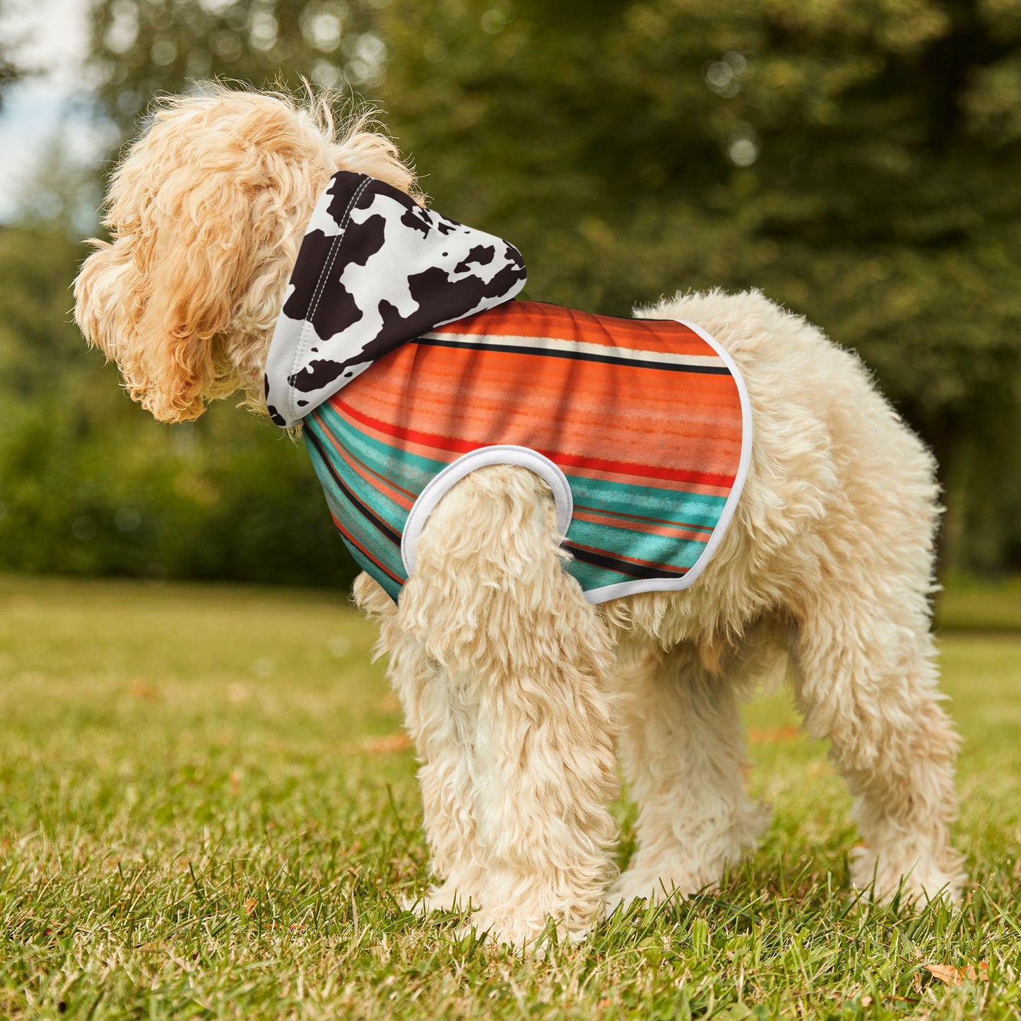 Arizona Serape Colorful Pet Hoodie, Stylish Dog Sweatshirt, Cozy Pet Apparel, Trendy Puppy Clothes, Dog Fashion, Fun Pet Gift