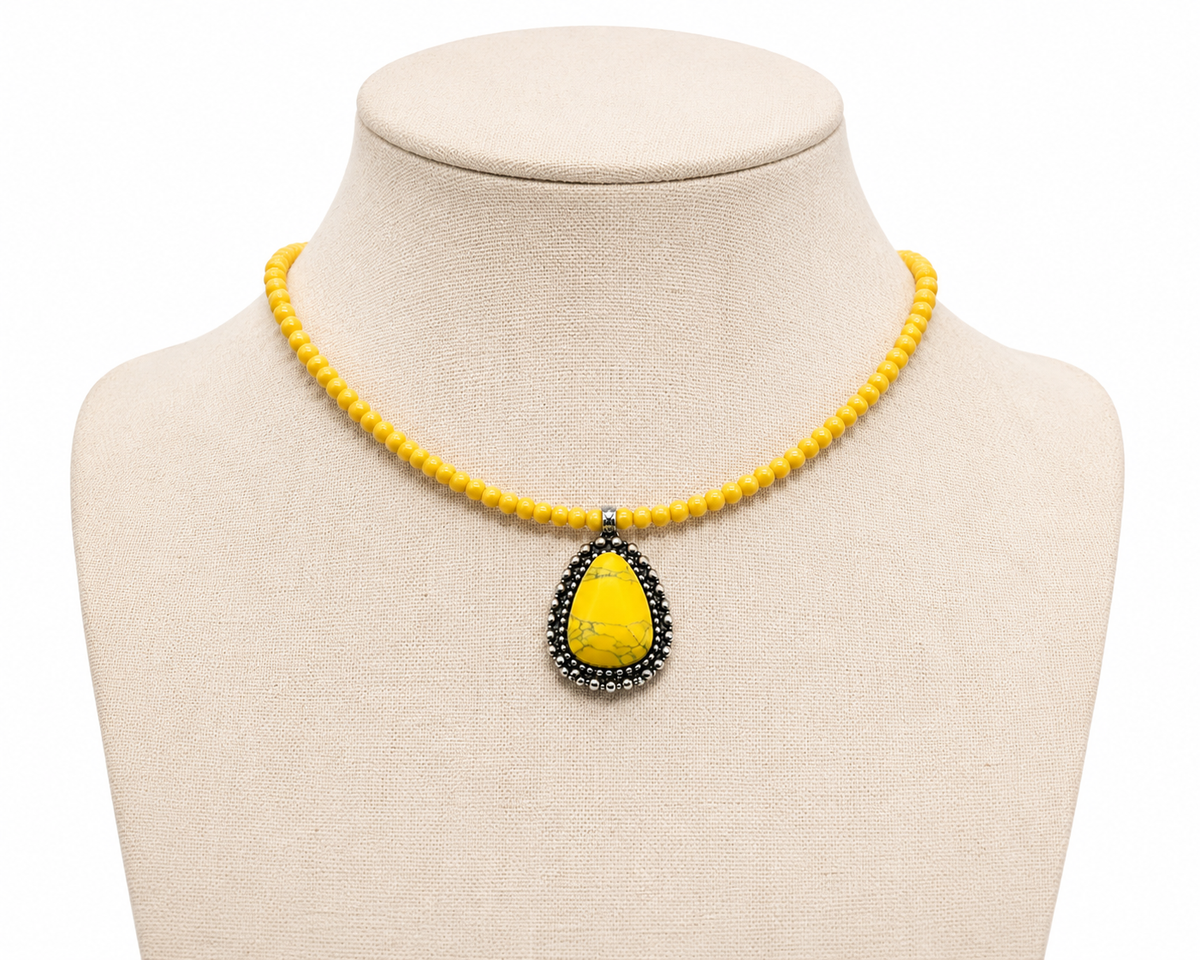 Gem Illusions™ Yellow Mesa Choker