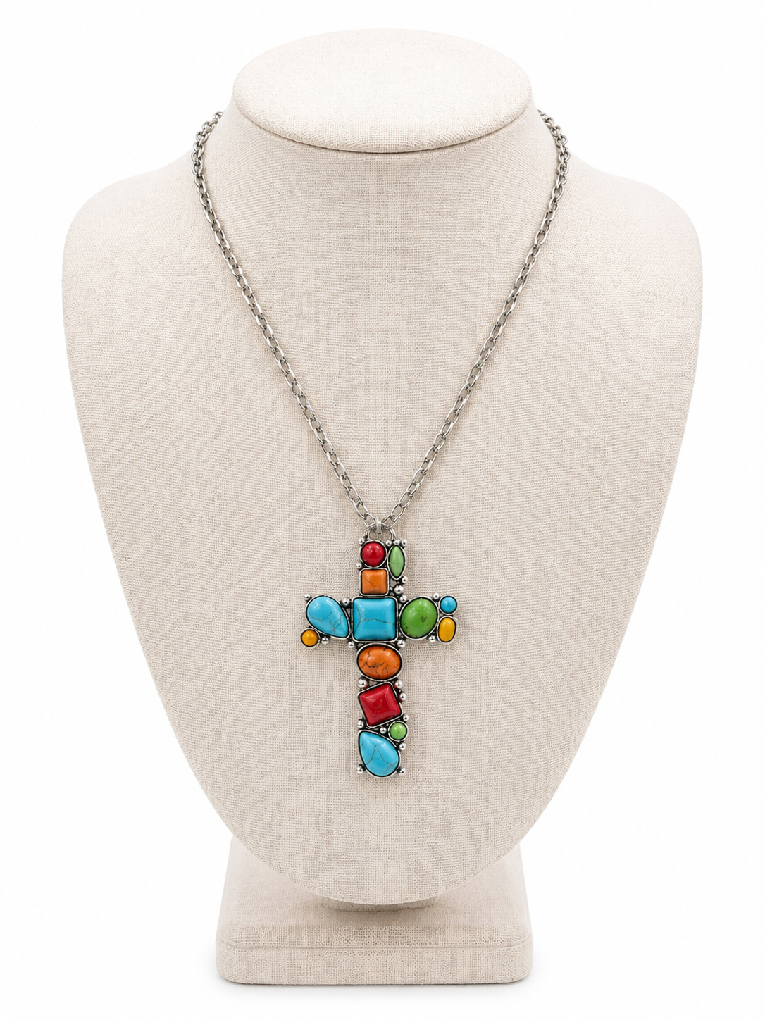 Gem Illusions™ Painted Faith Cross Necklace