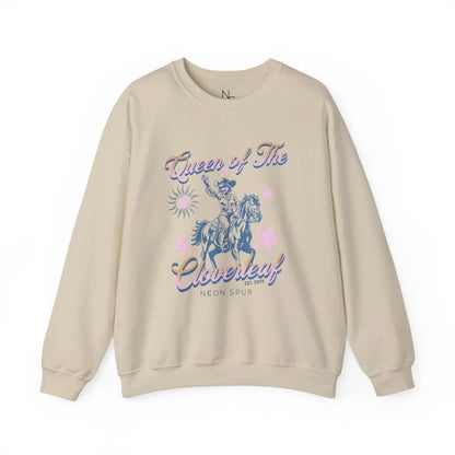 Queen of The Cloverleaf Crewneck Sweatshirt