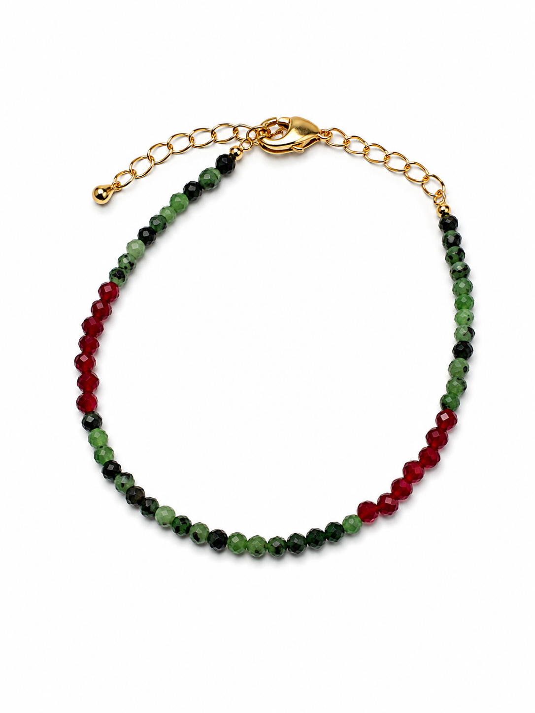 Faceted Gemstone Bracelet