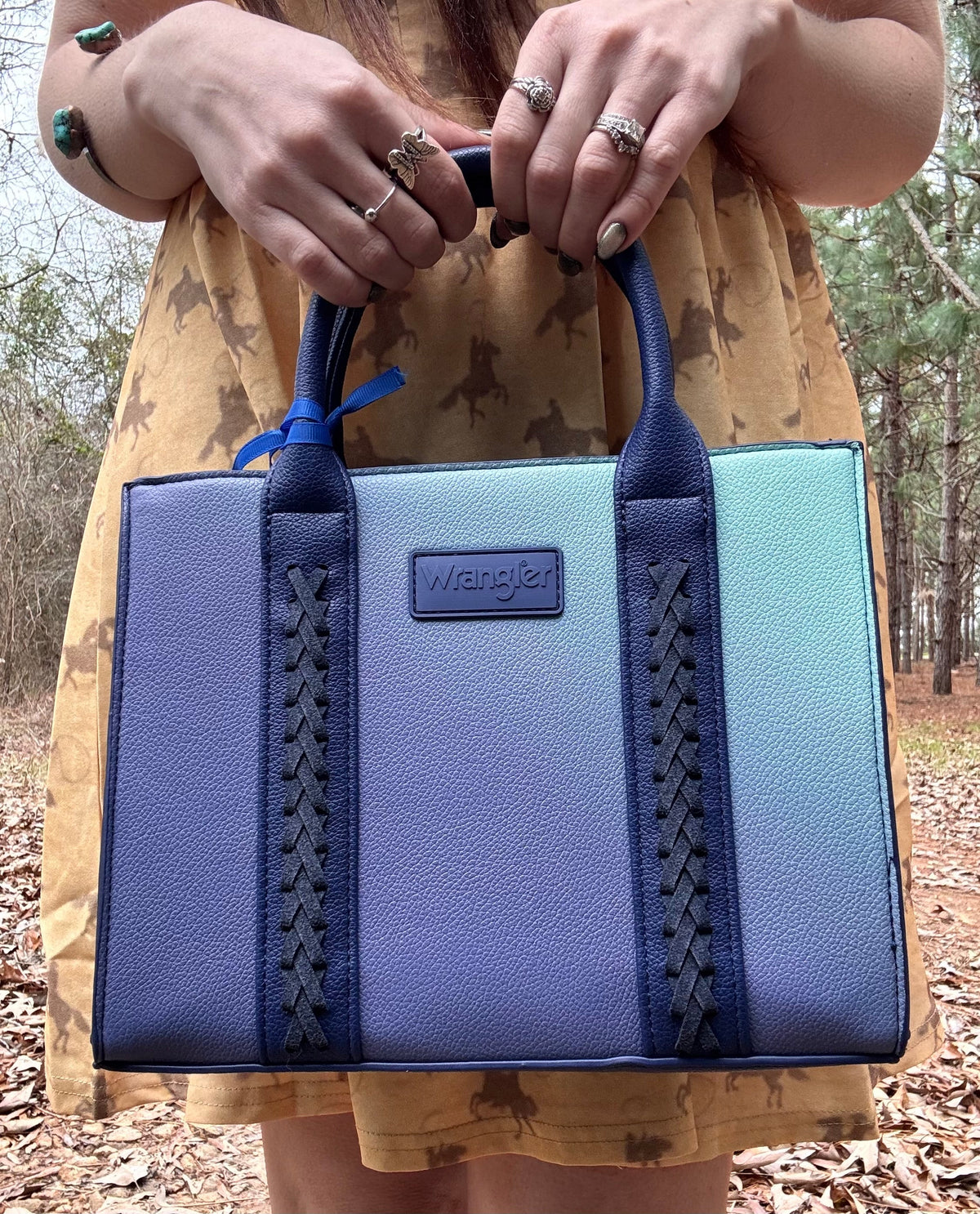 Wrangler Ombre Western Tote/Crossbody