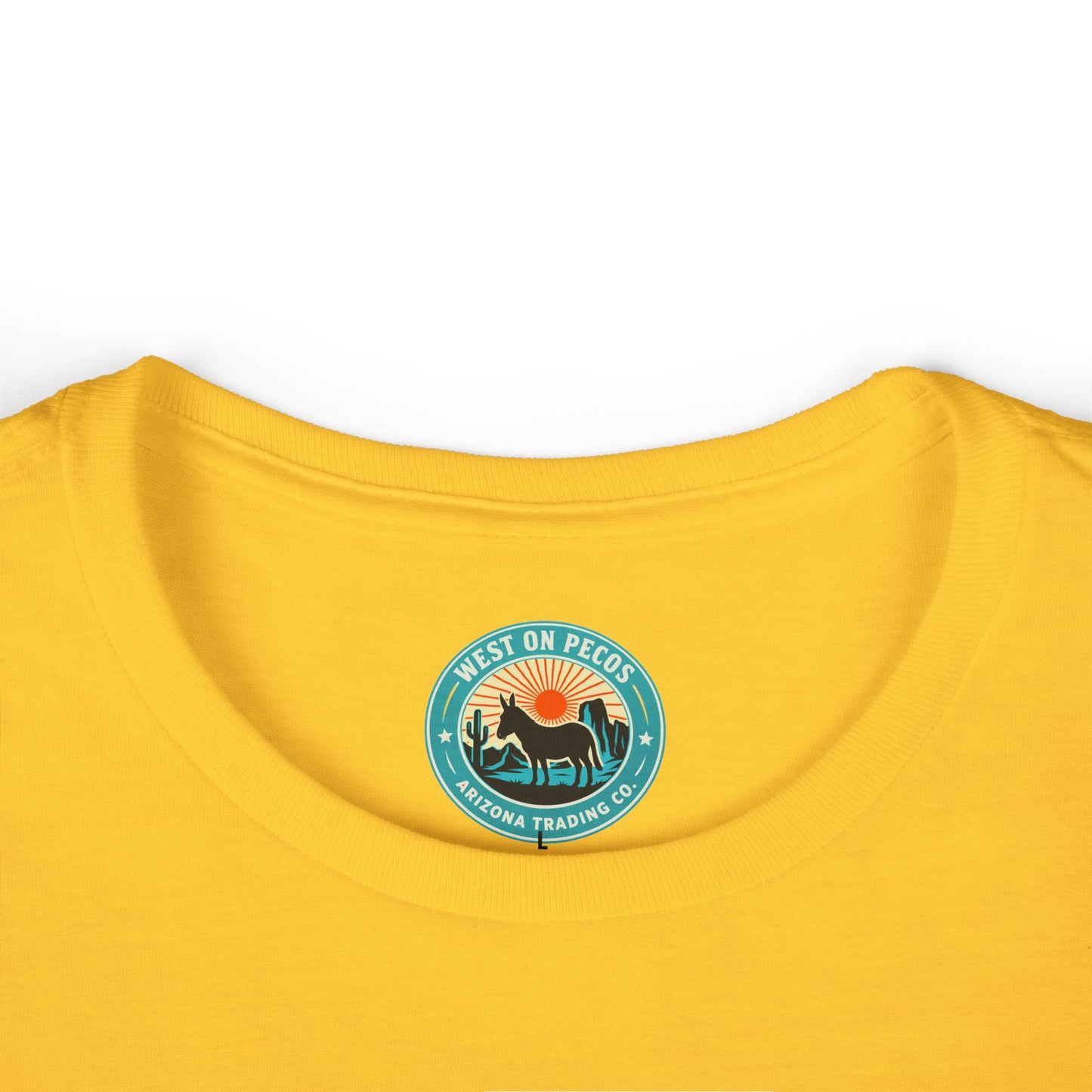 Western Cowgirl Riding Bucking Bronco T-Shirt — Vintage Rodeo Graphic Tee for Women