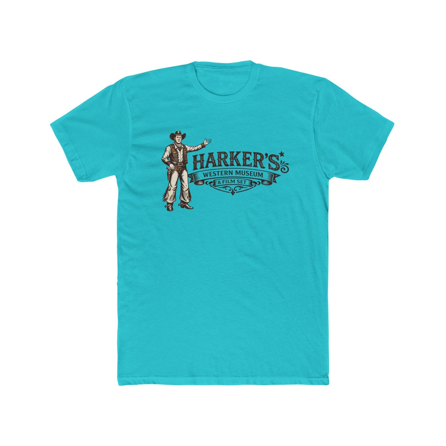 Harker's Western Unisex Tee — Vintage Cowboy Graphic T-Shirt