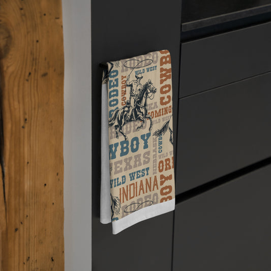 Wild West Cowboy Tea Towel