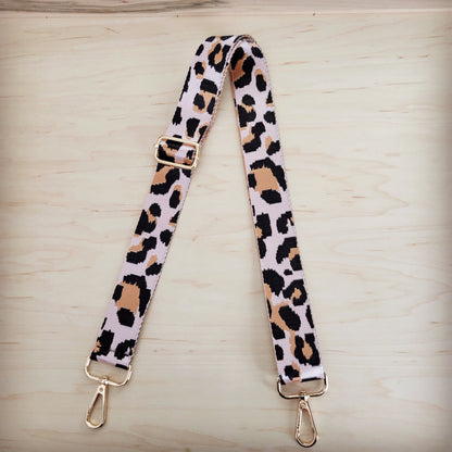 Nylon Adjustable Leopard Print Crossbody Strap 401s