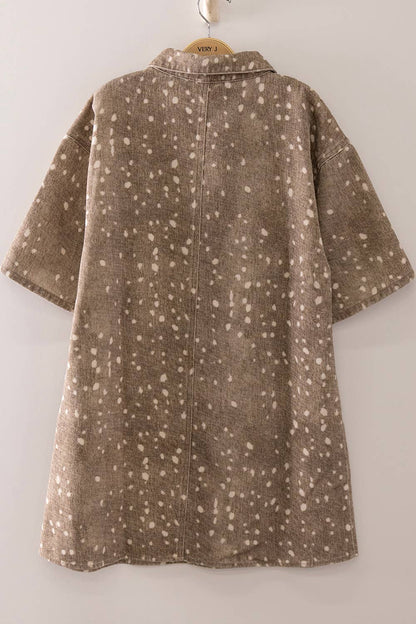 Bambi Print Mini Dress