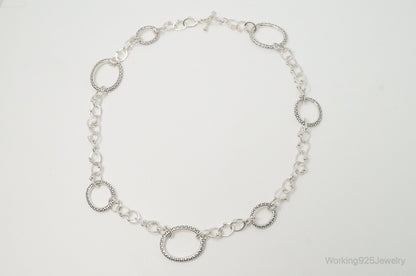 Designer Michael Dawkins Link Sterling Silver Necklace