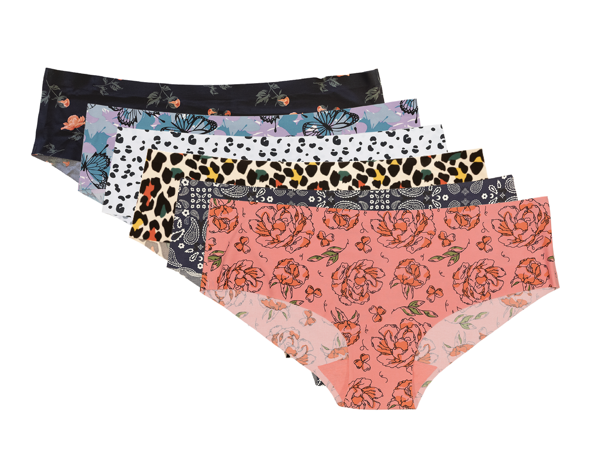 Surprise Laser Cut Hipster Print 6 Pack