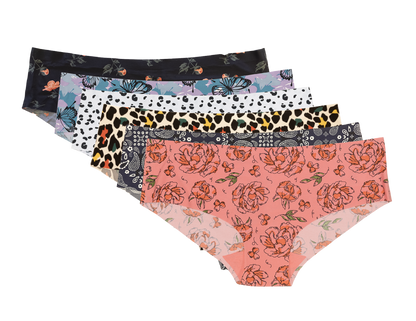 Surprise Laser Cut Hipster Print 6 Pack