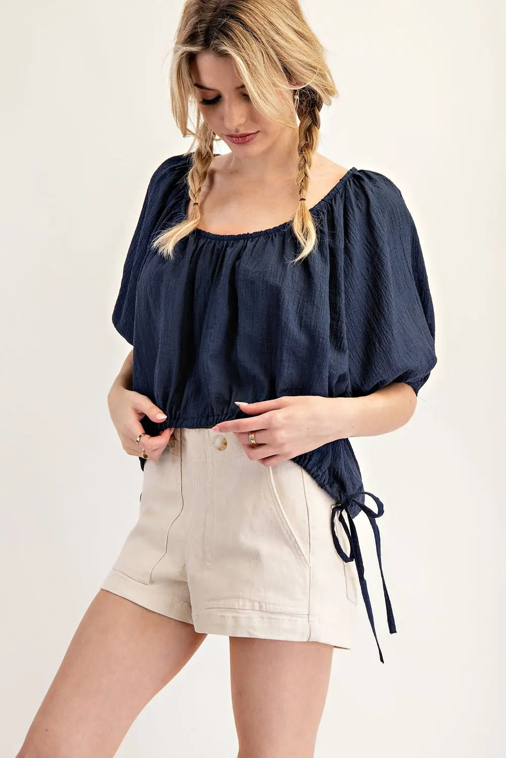 Midnight Coast Tie Top