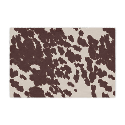 Cozy Cowhide Minky Blanket, Soft Throw for Kids & Adults, Farmhouse Decor, Gift for Baby Showers, Home Essentials, Warm Comfort