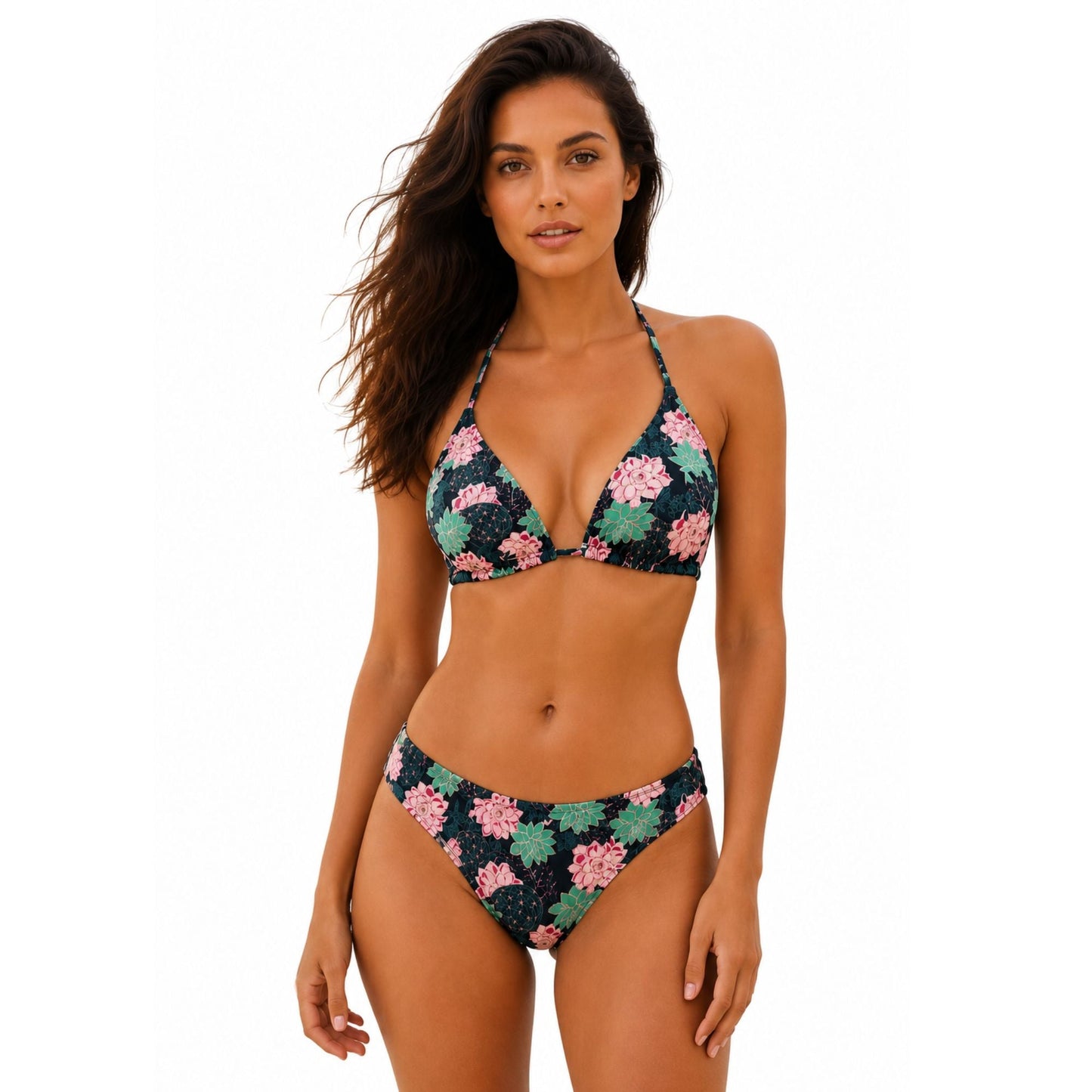 InstantFigure Succulent Hipster Bikini Bottom Swimwear 71101B