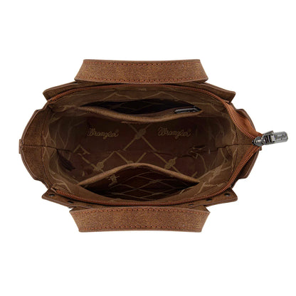 Wrangler Genuine Hair-On Cowhide Tote/Crossbody