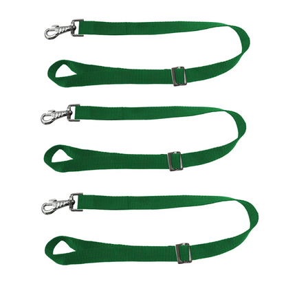 DERBY ORIGINALS HEAVY DUTY ADJUSTABLE 30” NYLON HANGING BUCKET STRAPS FOR WATER AND FEED BUCKETS-LOT OF 3