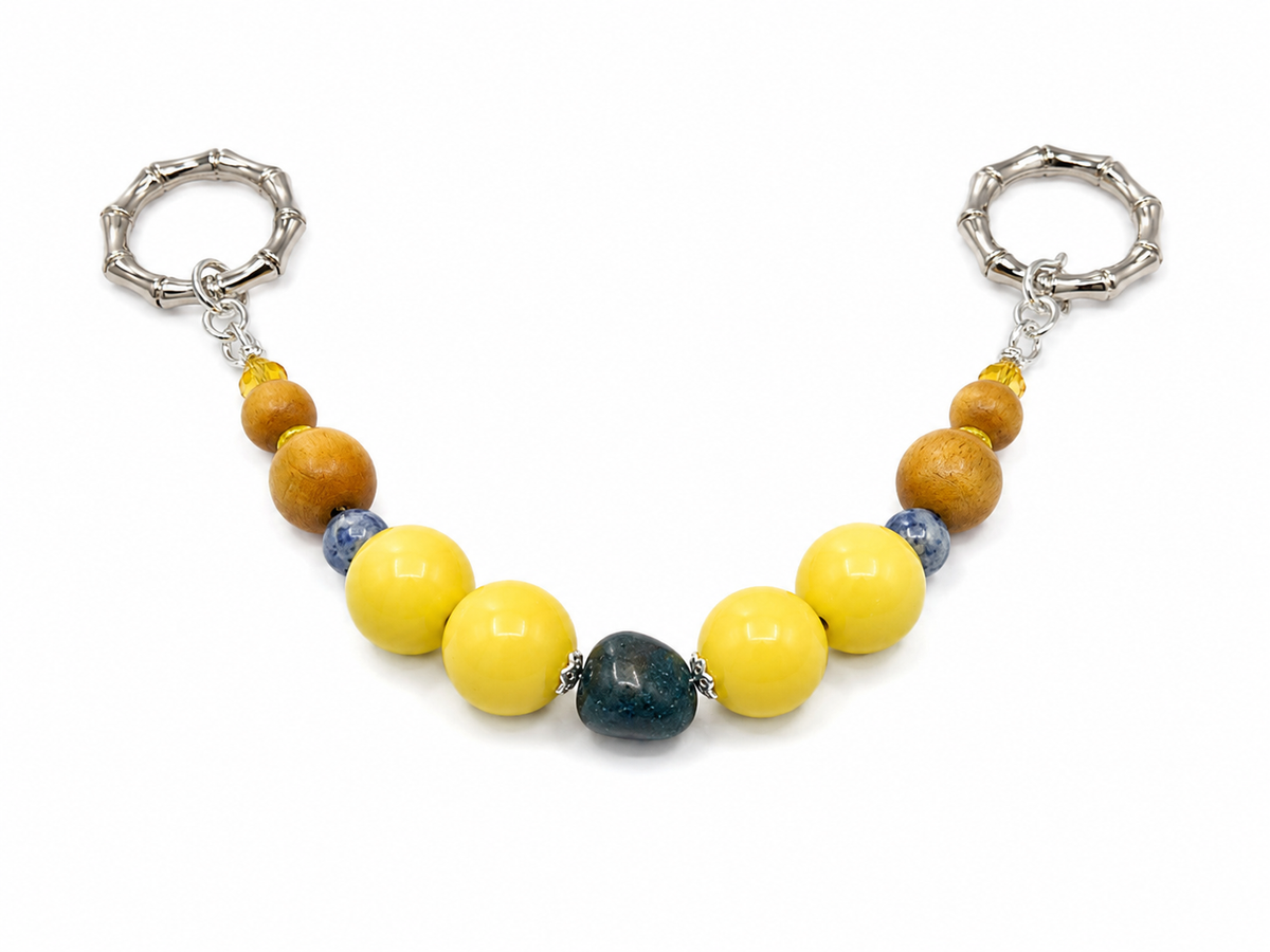 Sunflower & Sky Bag & Charm Set