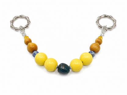 Sunflower & Sky Bag & Charm Set