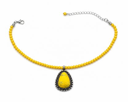 Gem Illusions™ Yellow Mesa Choker