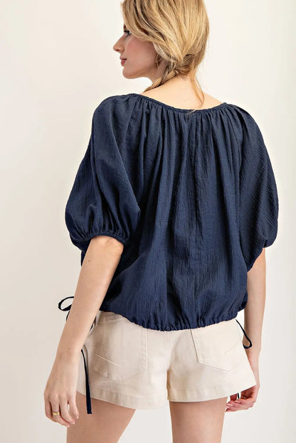 Midnight Coast Tie Top