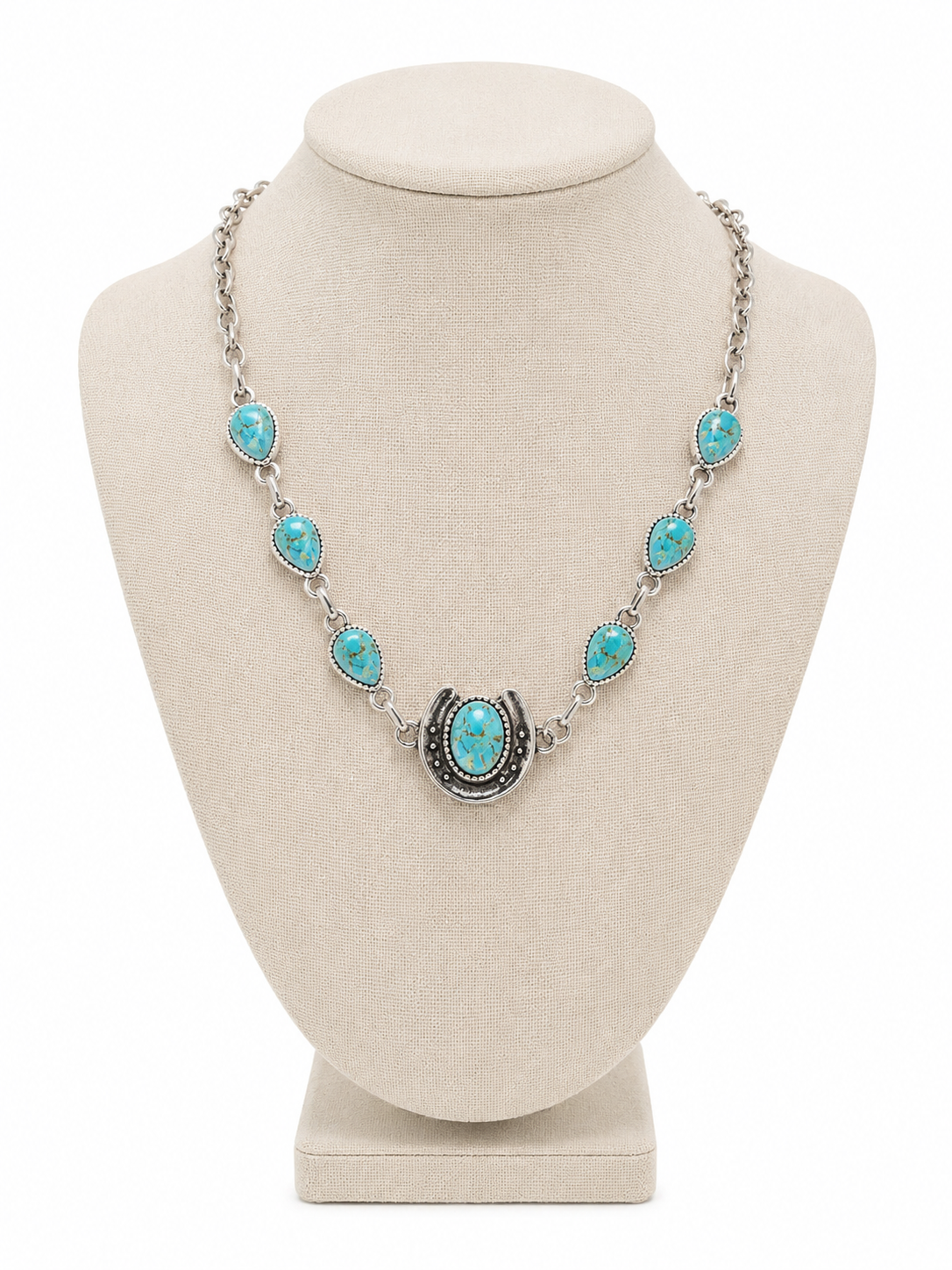 Gem Illusions™ Horse Shoe Love Necklace
