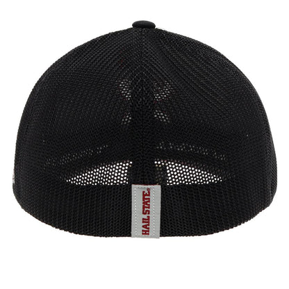 HOOey Mississippi State (Black/Grey/Maroon) - Fitted Trucker Cap