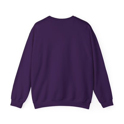 Moon Tribe Crewneck Sweatshirt — Celestial Moon Graphic Pullover - Jewel Tones