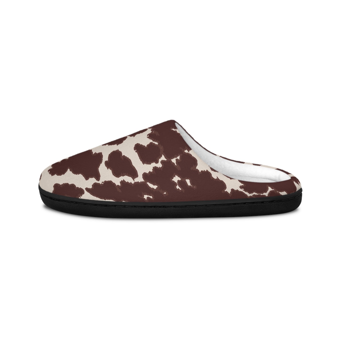 Chic Cow Print Indoor Slippers | Cozy Slipper Shoes, Home Footwear, Stylish Lounge Slippers, Perfect Gift for Her, Relaxation Essential