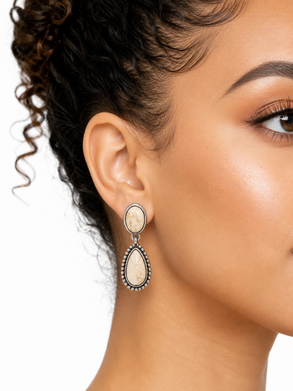 Gem Illusions™ Ivory Mesa Earrings