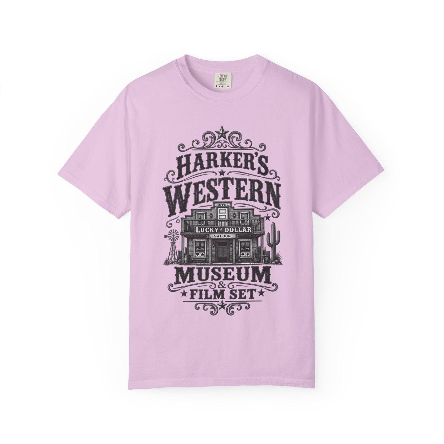 Western Museum T-Shirt — Harker’s Lucky Dollar Film Set Vintage Graphic Tee
