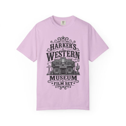 Western Museum T-Shirt — Harker’s Lucky Dollar Film Set Vintage Graphic Tee