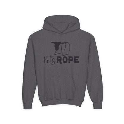 Let's Rope Youth Western Hoodie | Kids Rodeo Cowboy Sweatshirt