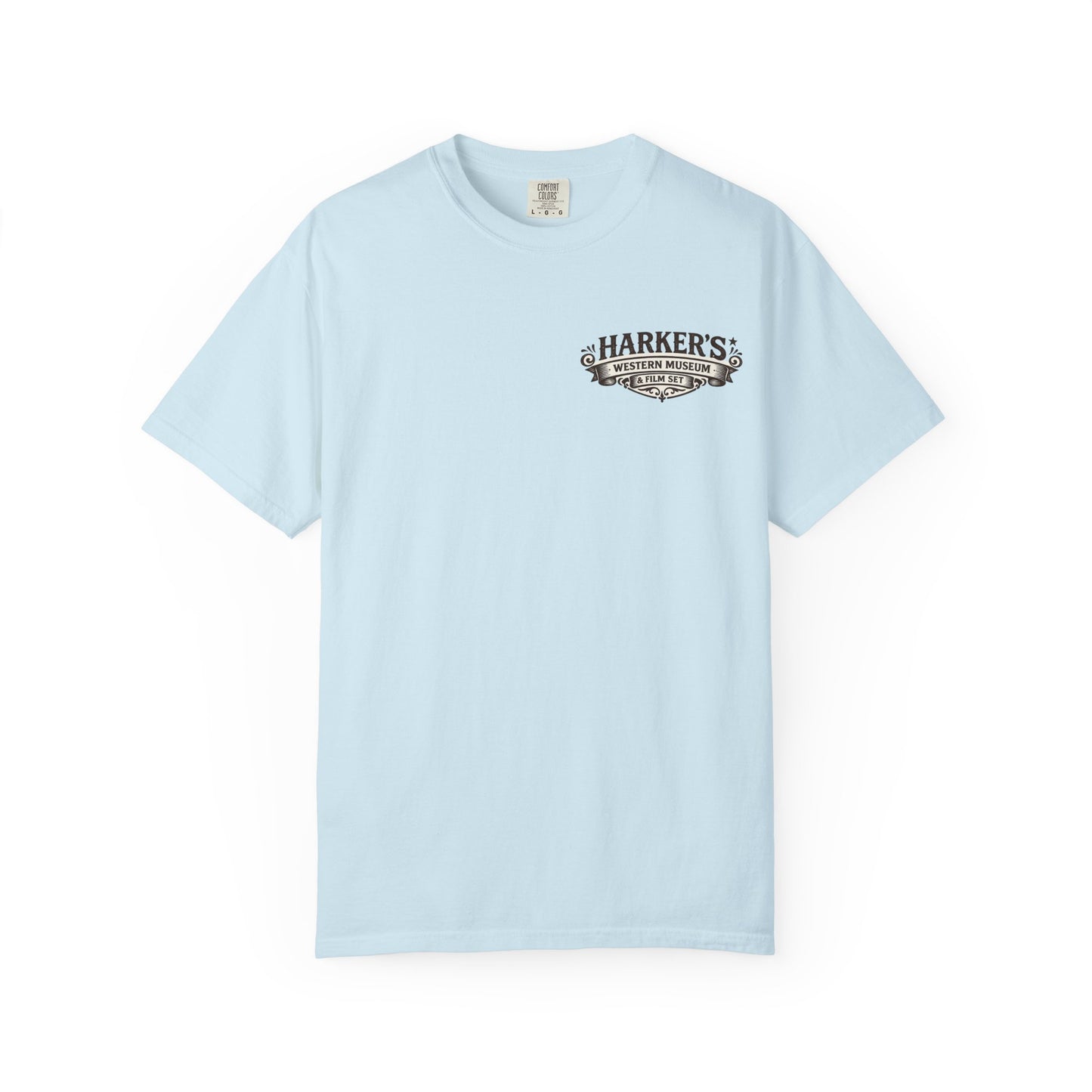 Harker's Gambler Unisex T-Shirt — “Harker’s Old West Lives Here” Vintage Western Tee