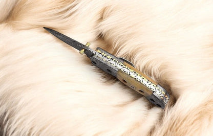 Mini folding knife | Bone Handle pocket knife | 3 inch blade