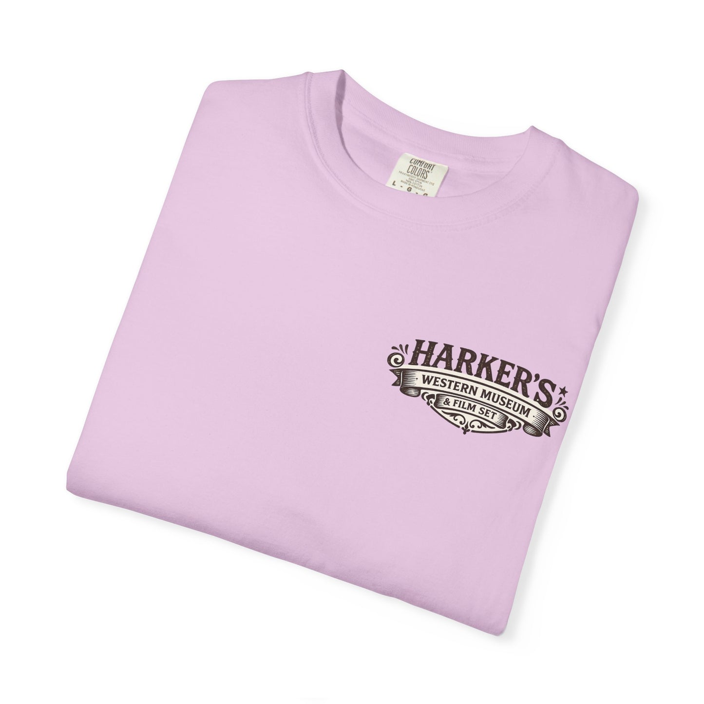 Harker's Gambler Unisex T-Shirt — “Harker’s Old West Lives Here” Vintage Western Tee