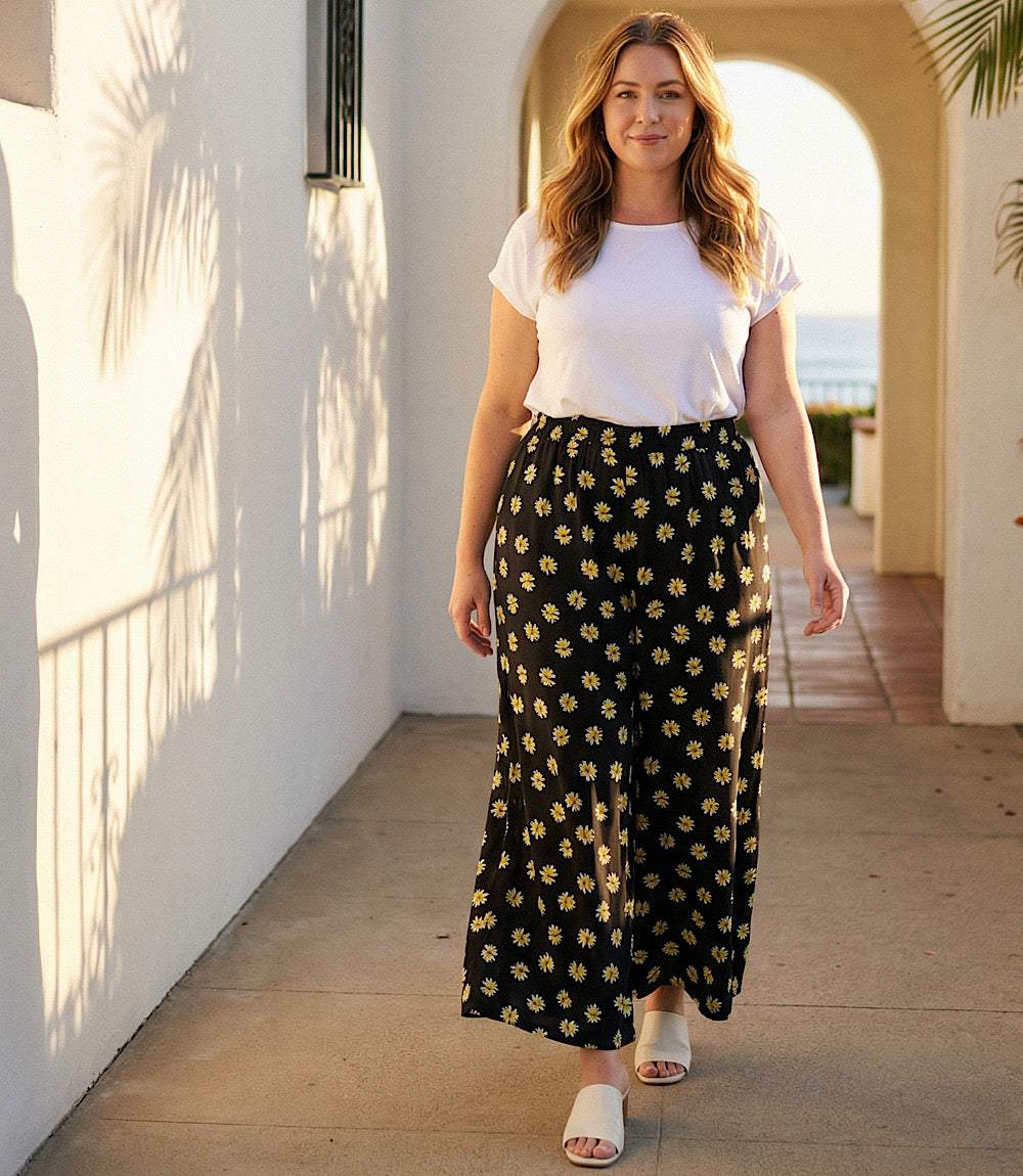 Plus Size Wide-Leg Pants