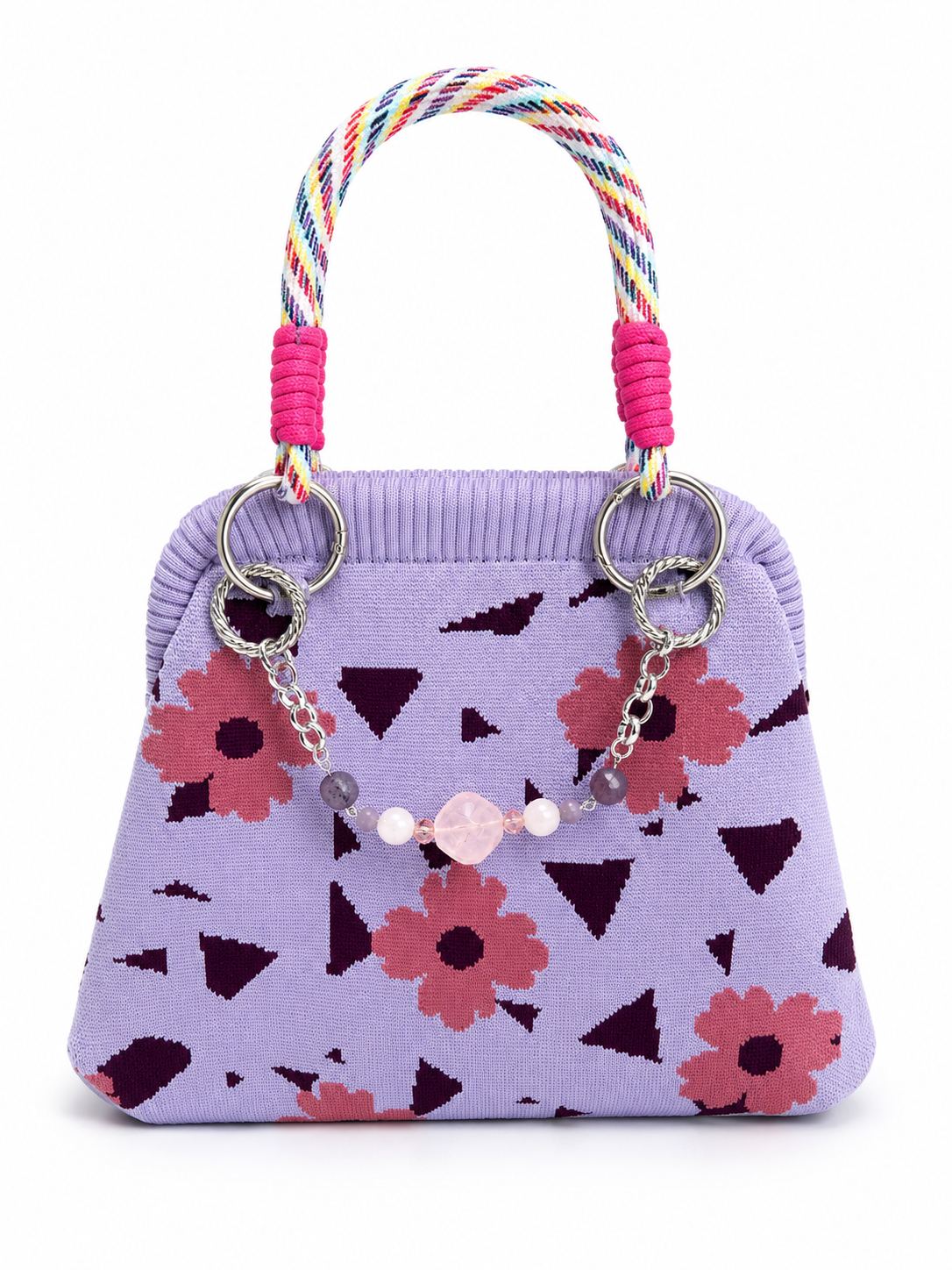 Lavender Bloom Artisan Handbag