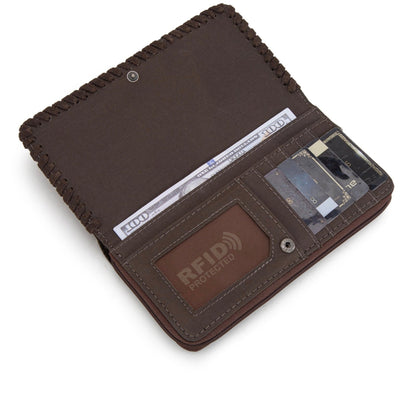 Wrangler Vintage Retro Cowboy Cool Print Wallet