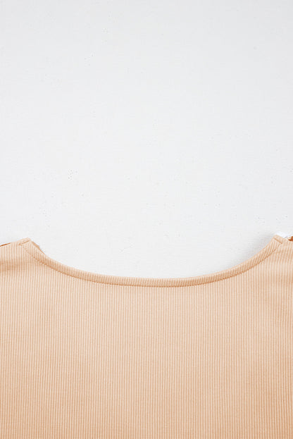 Marianna Textured Short Sleeve Blouse